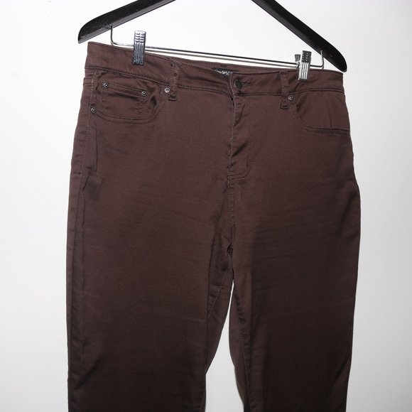 Needle & Cloth Skinny Ankle Pants High Rise Brown - Picture 4 of 9